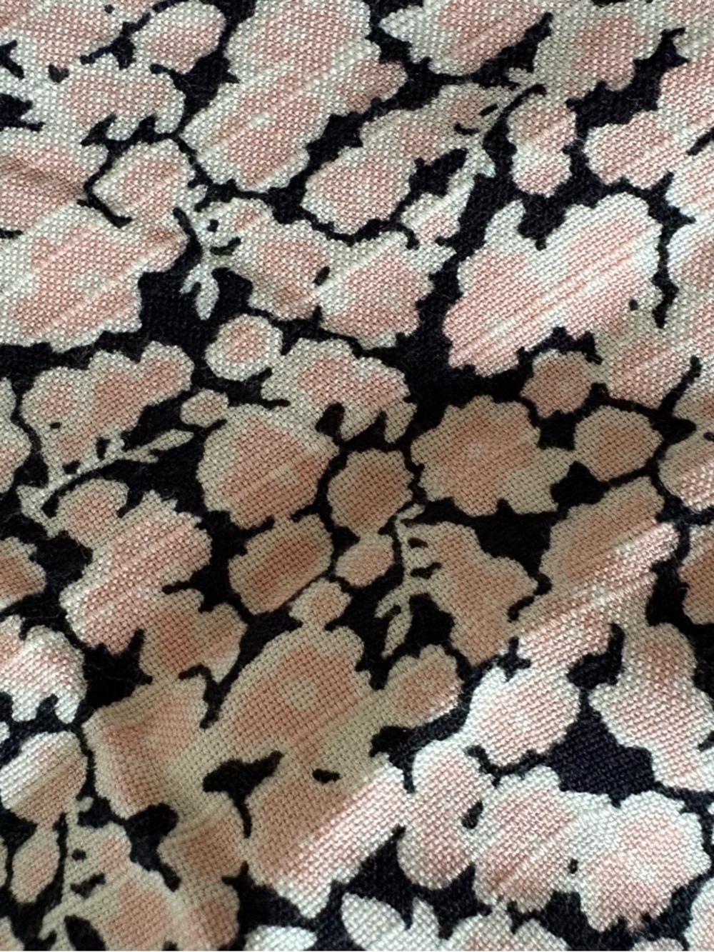Volcom Floral Drawstring Shorts Large Blush Pink Lightweight Lounge - Picture 3 of 3